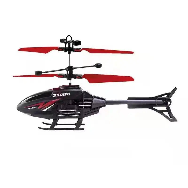 2 Channel Gesture Control Suspension Helicopter RC Remote Induction Aircraft With Charging LED Light Kids Toy for Boys Qme