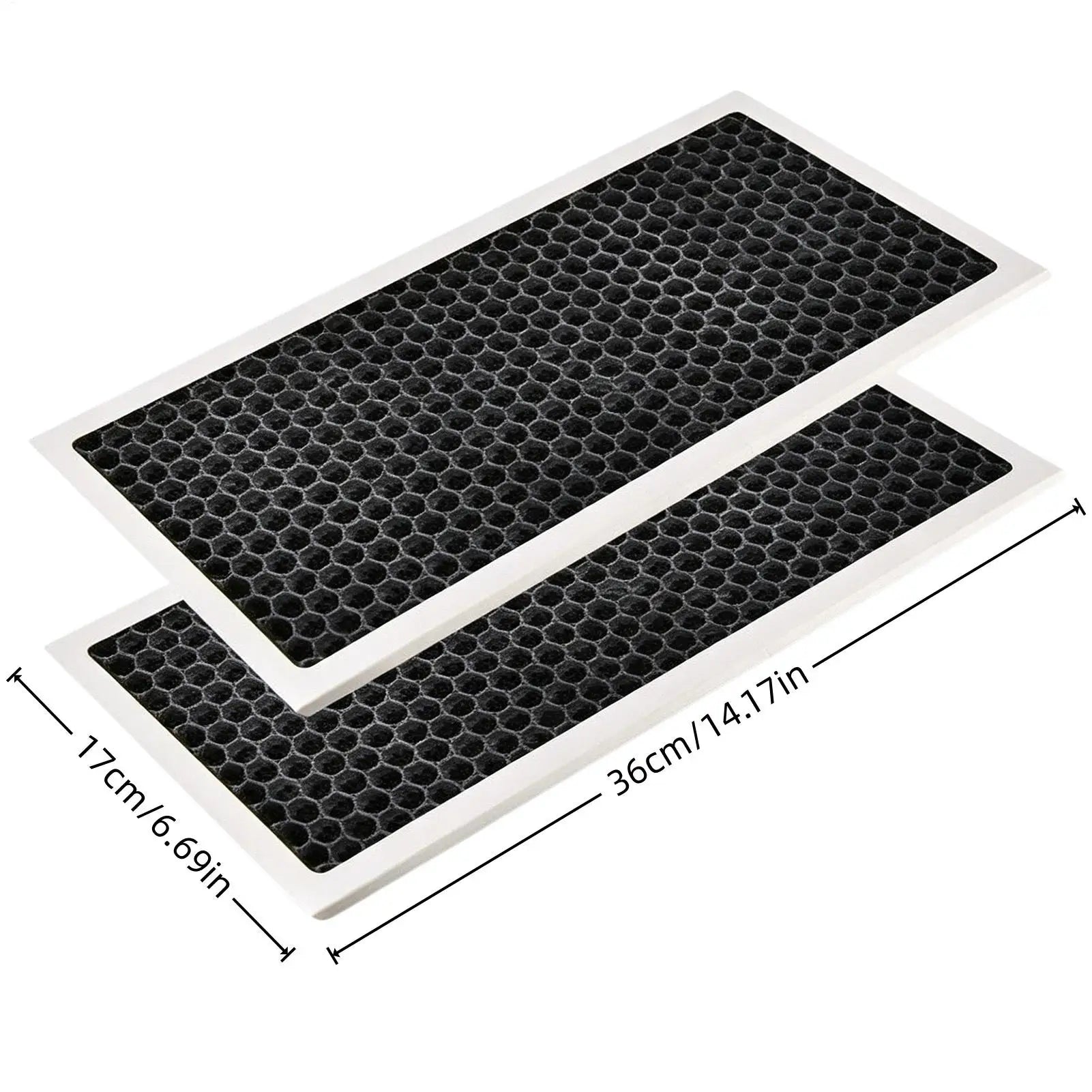 Air Conditioner Filters 2-Piece Reusable Washable Purification Qme