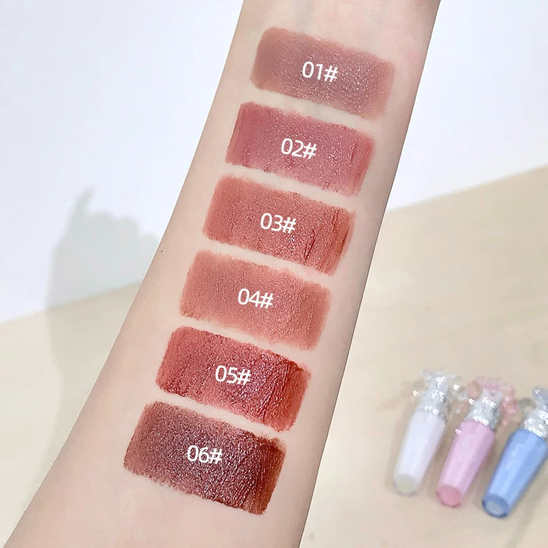 Gege Bear Mist Matte Lip Glaze Velvet Clay Long-lasting Non-drying Qme