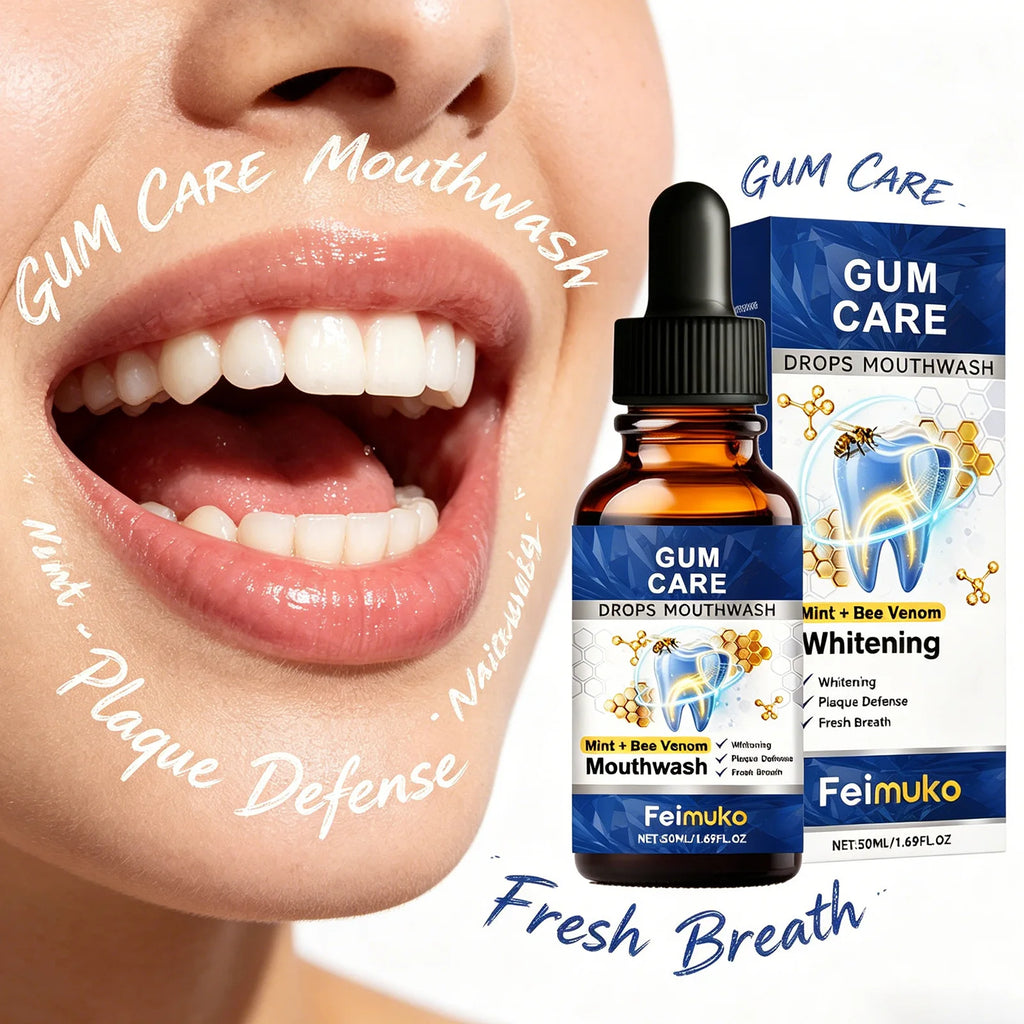 Bee Venom Mouthwash Remove Mouth Odor Reduce Yellowing Tooth Stains Cleaning Gum Refreshing Portable Oral Hygiene Care Liquid Qme