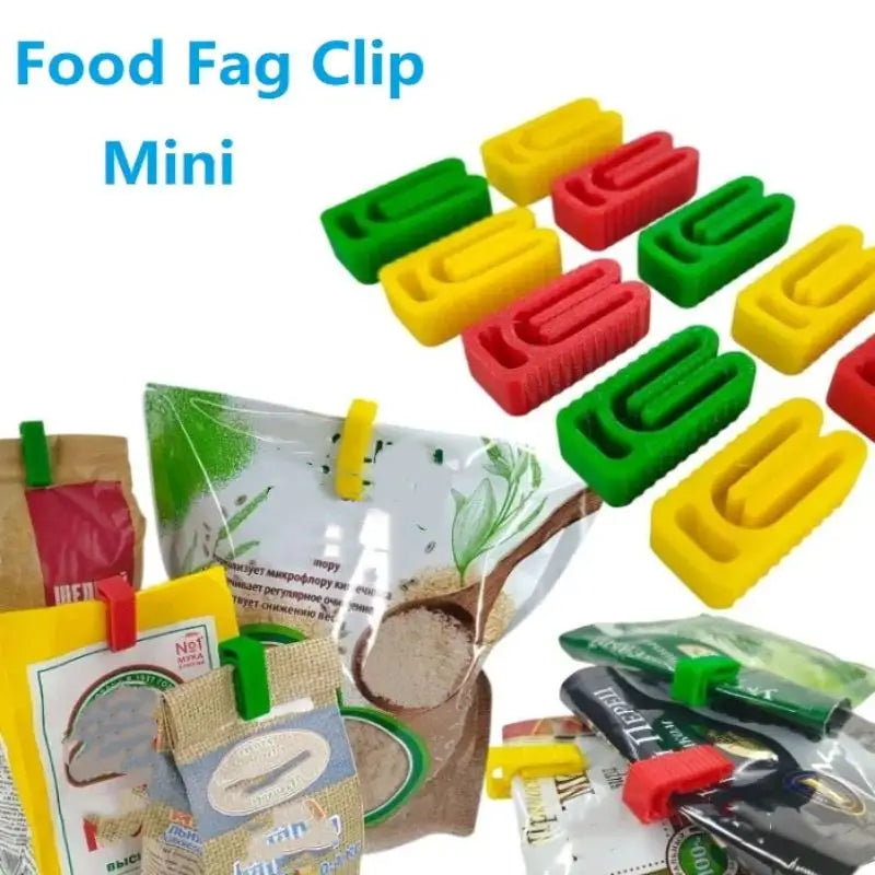 Colorful Snack Bag Clips Portable Multifunctional Food Sealing Qme