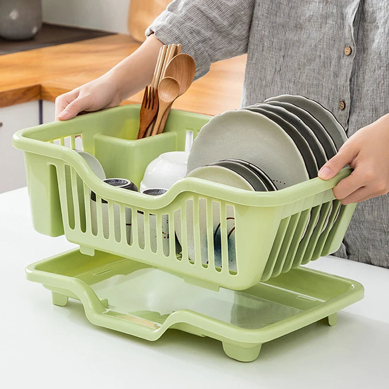 Bowl Holder Countertop Utensil Organizer Kitchen Drain Rack Qme