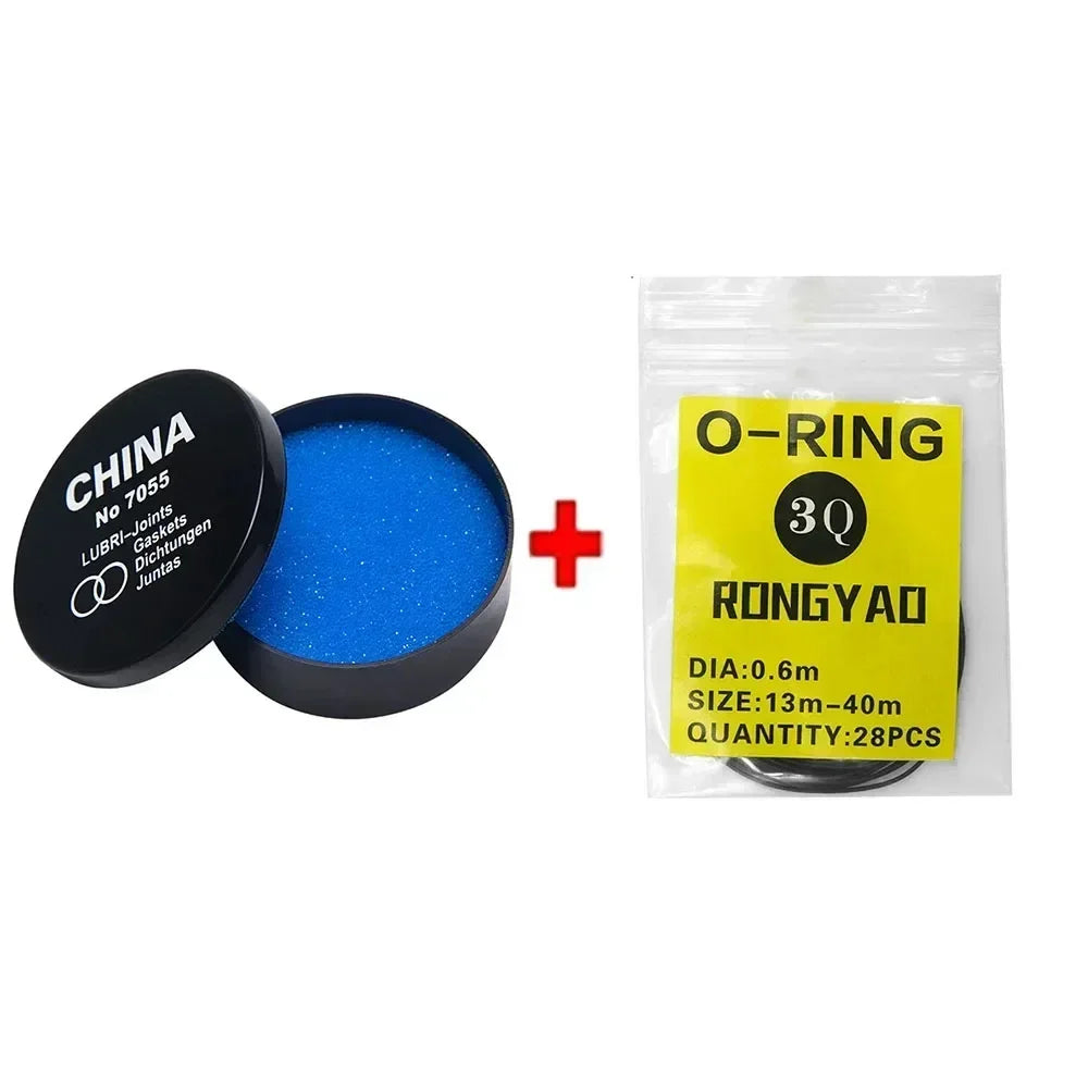 Watch Repair Tools 1box Watch Case Rubber Waterproof O-Ring Oil-resistant Watch Bottom Cover Gasket 0.5/0.6mm O-Ring Seal Gasket Qme Black-0.6