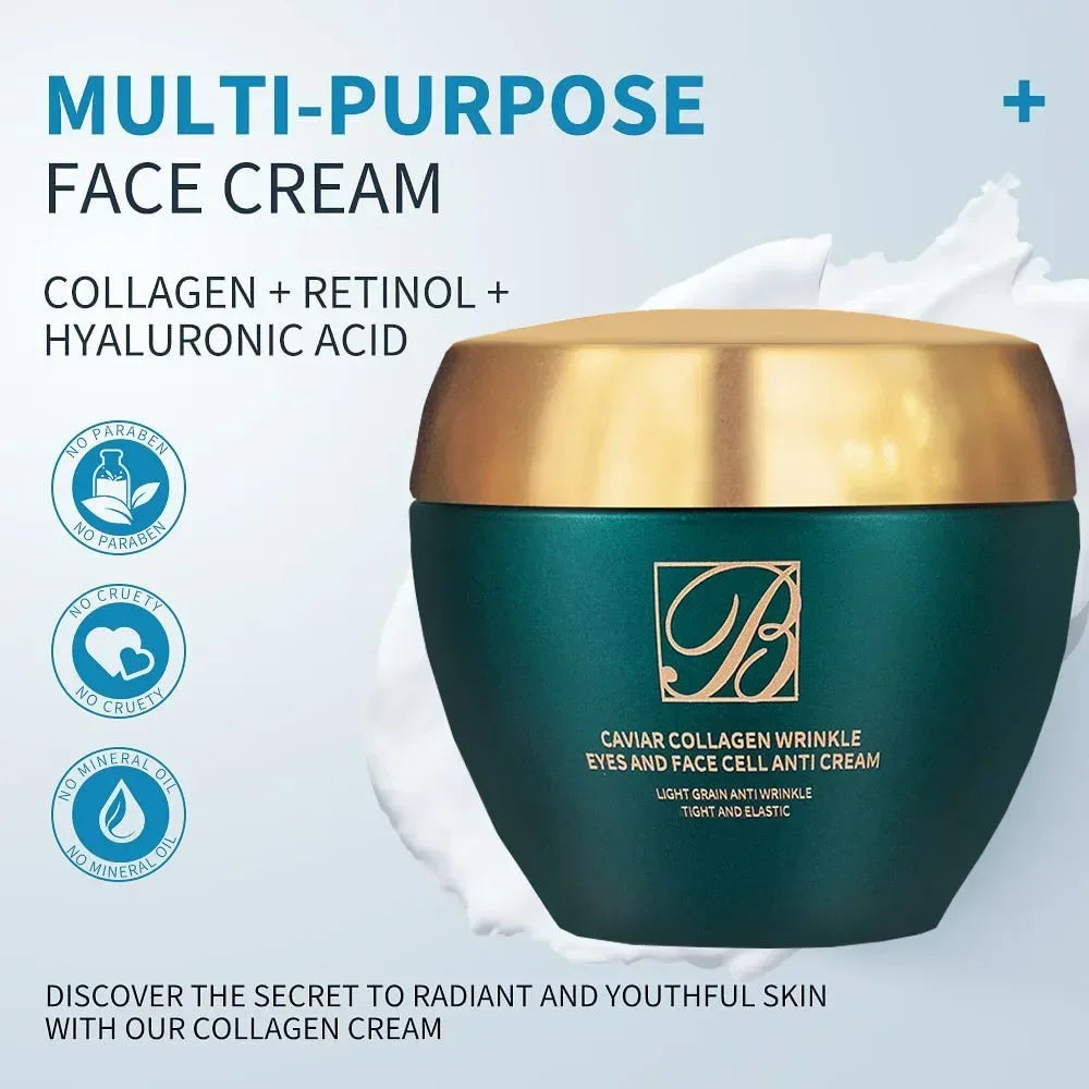 Caviar Collangen Wrinkle Eyes Face Cream Moisturizer Collagen Qme