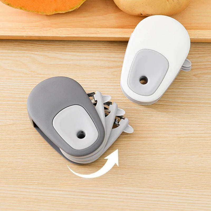 3-In-1 Portable Fruit Cucumber Paring Knife Outdoor Carry Vegetable Qme