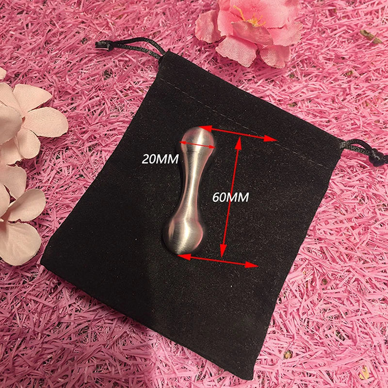 Knucklebone Stainless Steel Bone Fingertip Rotating Decompression Toy Qme one size