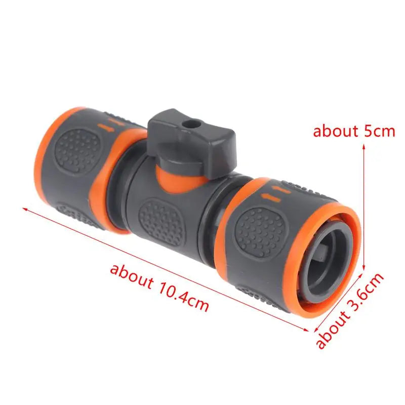 1PC Quick-connect Straight-through Valve With Switch, Quick-connect Water Pipe, Hose, Water Connector, Accessories Qme 1Pcs