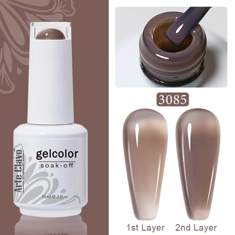 Arte Clavo Macaron Spring Series Gel Nail Polish Pigment Semi Qme