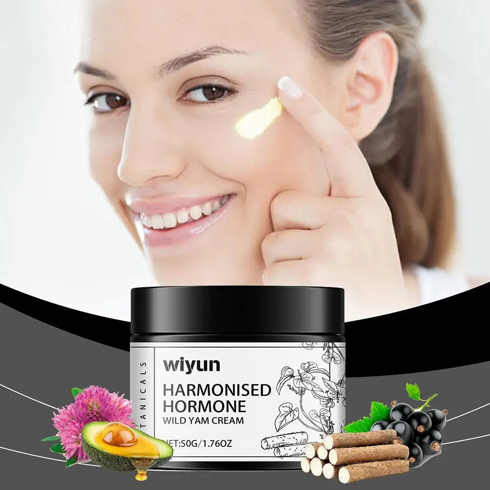 Wild Yam Cream Regulates Hormones Balance Hormones Improve Skin Moisturizing Care Wild Yam Cream Qme
