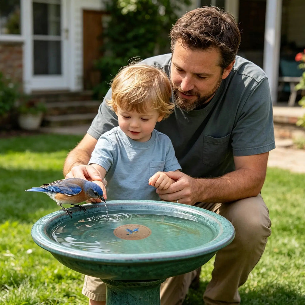 Bird Bath Copper Disk Water Cleaning Purification Plate Copper Bird Bath Purification Disk For Pool Garden Outdoor Breeding Qme