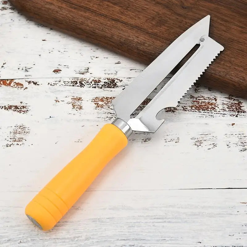 Multi-functional Peeler Potatoes Sugarcane Fruits Kitchen UseCC11 Qme Yellow