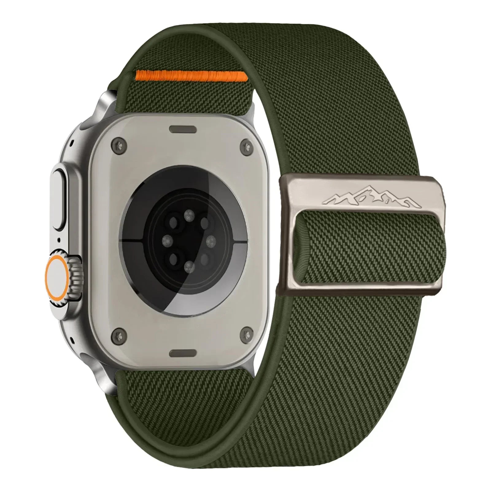 Nylon Strap for Apple Watch Band IWatch Series 9 8 7 SE Ultra 2 Bracelet 44mm 45mm 49mm 40mm 41mm Correa Watchband Accessories Qme army green 42mm 44mm 45mm 49mm