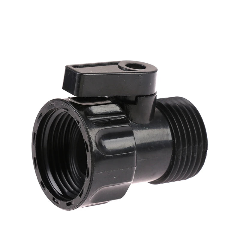 2Pcs Garden Irrigation Valve 3/4" Male to Female Thread Extend Hose Switch. Qme