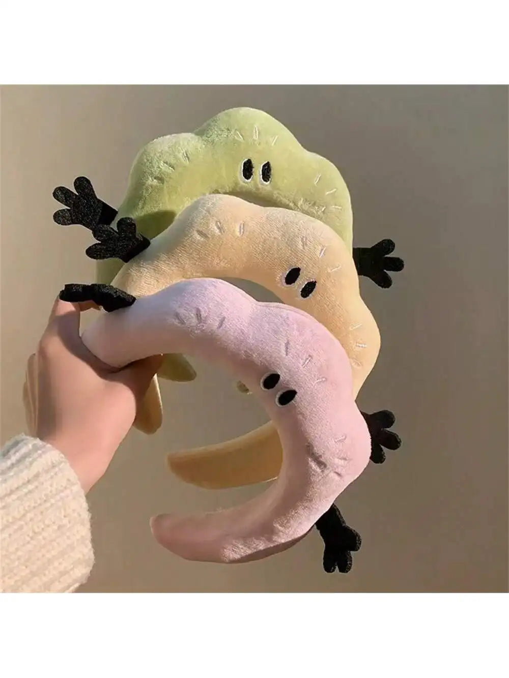 Relax Cartoon Funny Cute Headband Creative Twist Girl's Head Cloud Qme