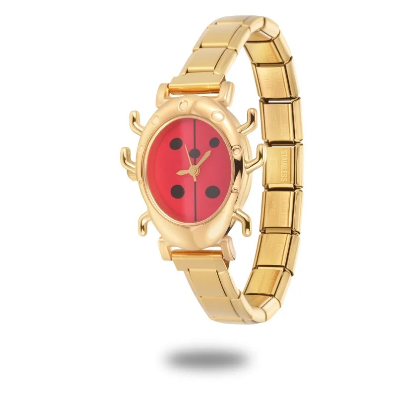 2025 Wholesale Fashion Women's Watch Golden Luxury Trendy Small Dial