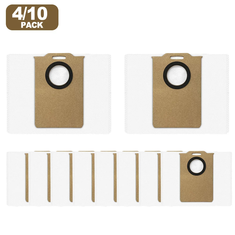 4/10pcs Self-emptying Bags For Ultenic For T20 Pro Robot Vacuum Cleaner Replacement Home Clean Tools Qme