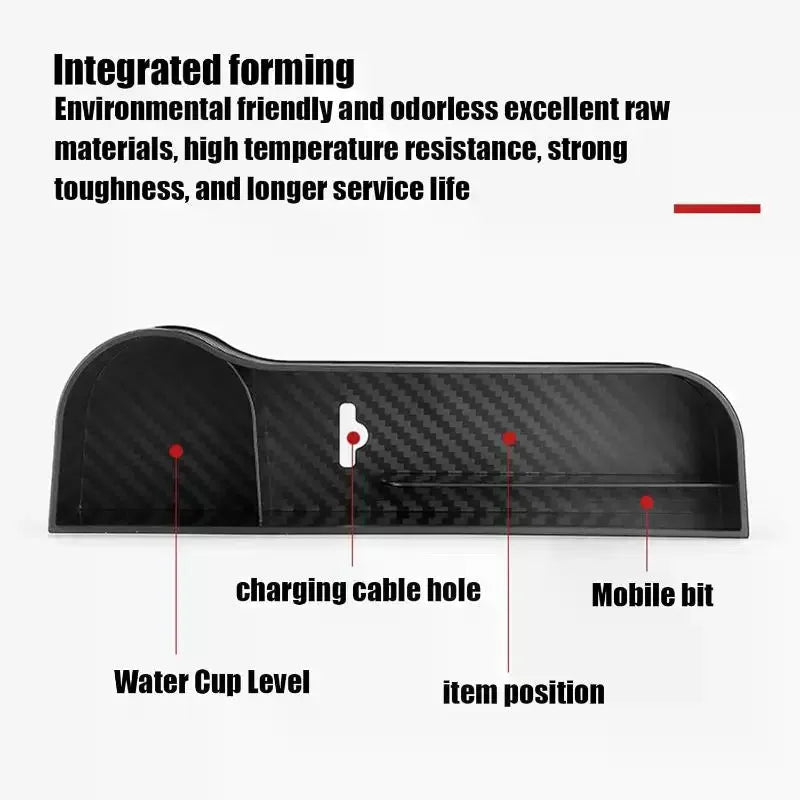 Car Seat Crevice S Storage Box Organizer Slit Filler Holder Wallet Qme