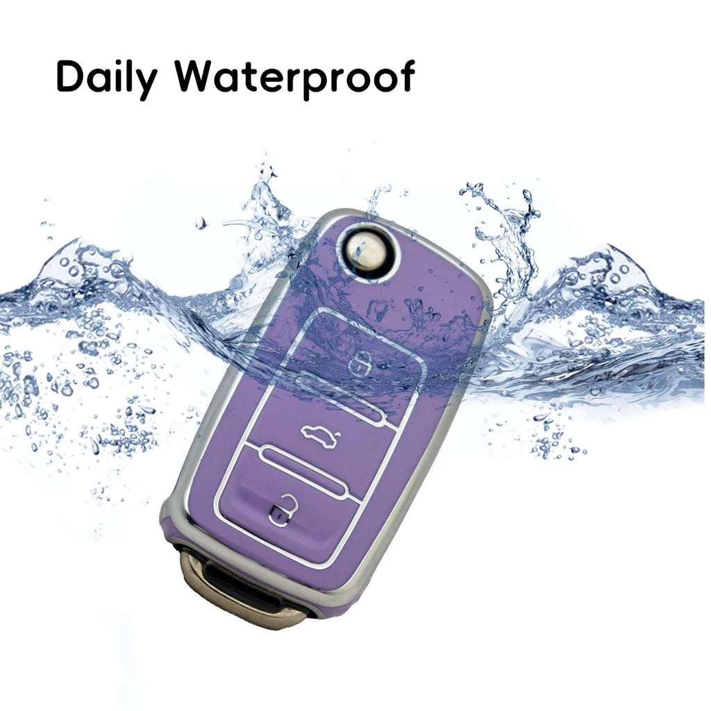 Suitable Volkswagen Keycase Durable Soft TPU Protection Ideal Qme