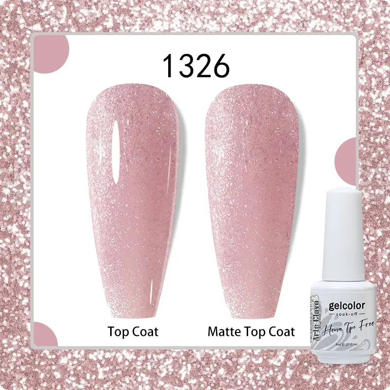 Arte Clavo HEMA TPO White Bottle 180 Colors Series Semi-permanent Gel Qme 1326