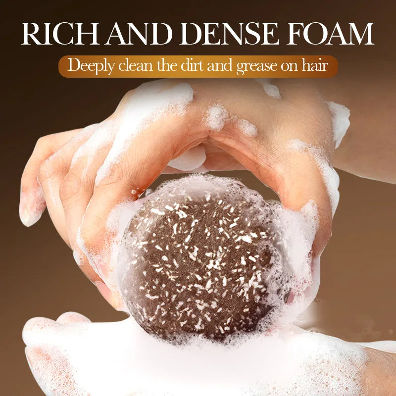 Oriental Hmong Traditional Anti-hair Loss Dandruff Solid Shampoo Soap Qme
