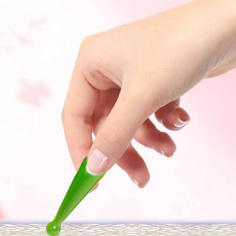 Resin Double-headed Point Pen Facial Acupressure Stick Manual Massage Qme