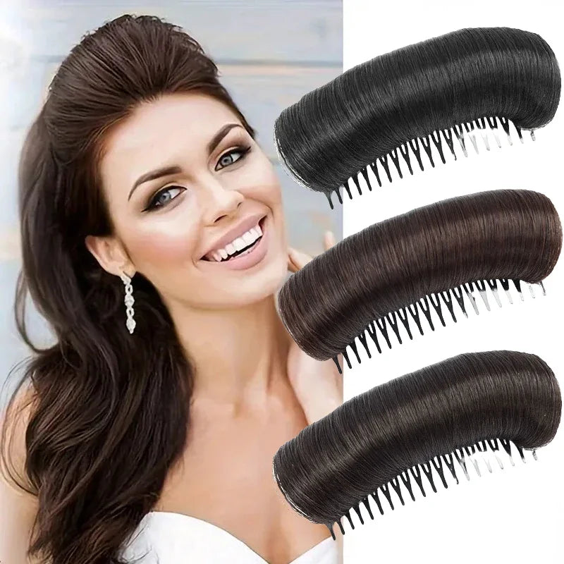 Wig Cushion Stable Hair Roots Volumizing Fiber Insert Comb Invisible Fluffy Hair Pad Female Heightening Artifact Hairstyle Tool Qme