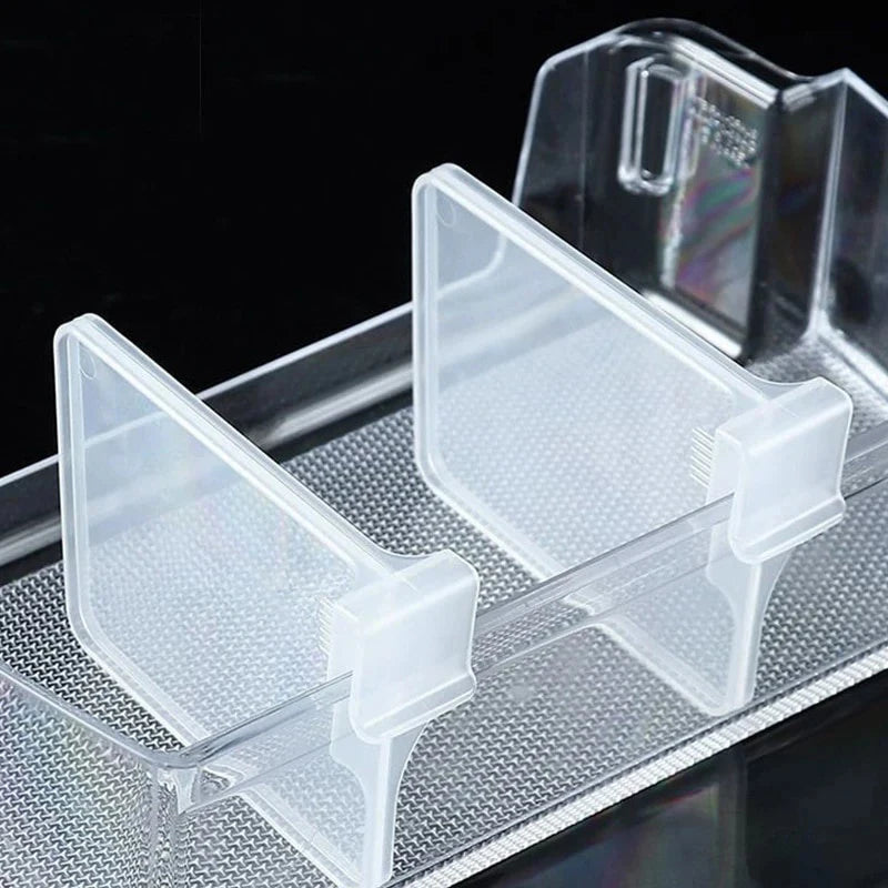 Refrigerator Partition Board Storage Retractable Plastic Divider Qme