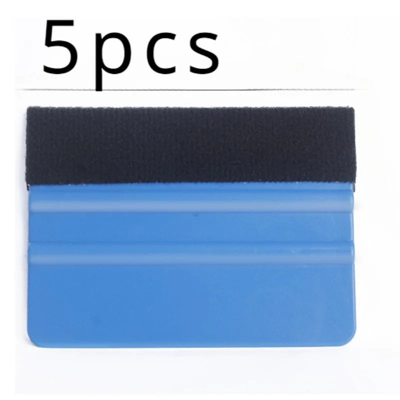 5pcs Purple And Teal Squeegee, Squeegees for Vinyl Purple And Coral, Vinyl Squeegee Tools Vinyl for Crafting Vinyl Application Qme Blue