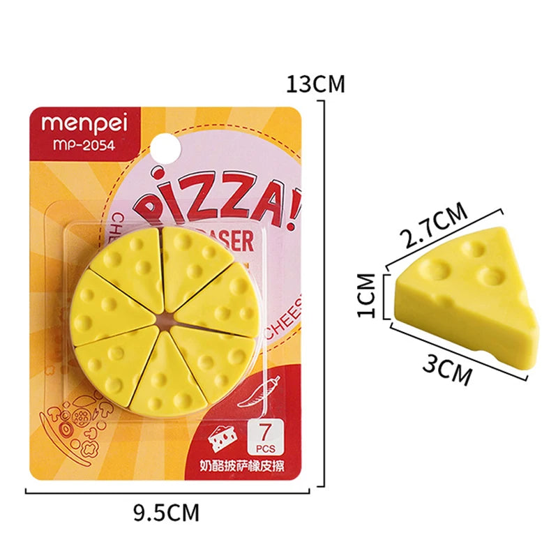 Simulation Cheese Eraser Soft School Supplies Clean Mess Stationary Qme