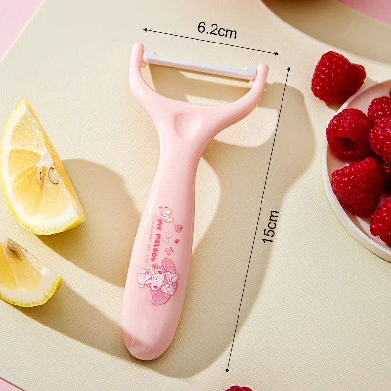 Hello Kitty Kuromi Household Peeler Cute Charming Cartoon Design Qme 2