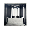 Aluminum G9 Bulb Garden Wall Lamp IP65 Waterproof Light Fixture Indoor/Outdoor Lighting Decoration 110V/220V lampara pared Qme Black without bulb