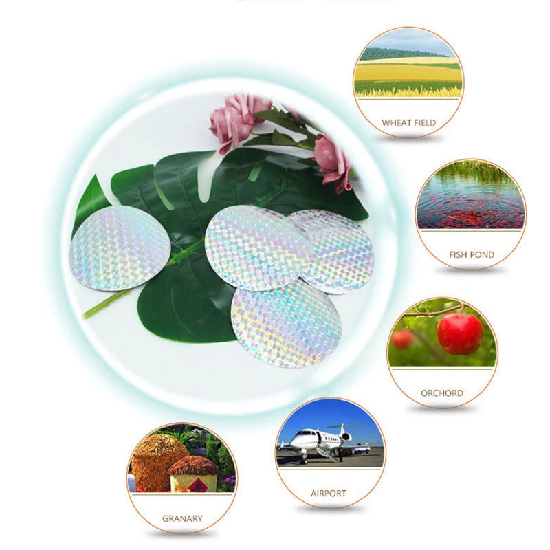Bird Repellent Tape Reflective Anti Scare Eflective Stick Pigeon Qme