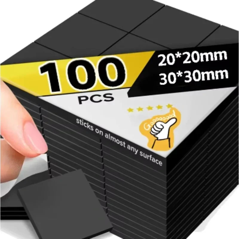 Square Magnetic Sheets Self Adhesive Magnets Soft Magnetic Sheet for Household Refrigerator Office Flexible Stickers Wholesale Qme