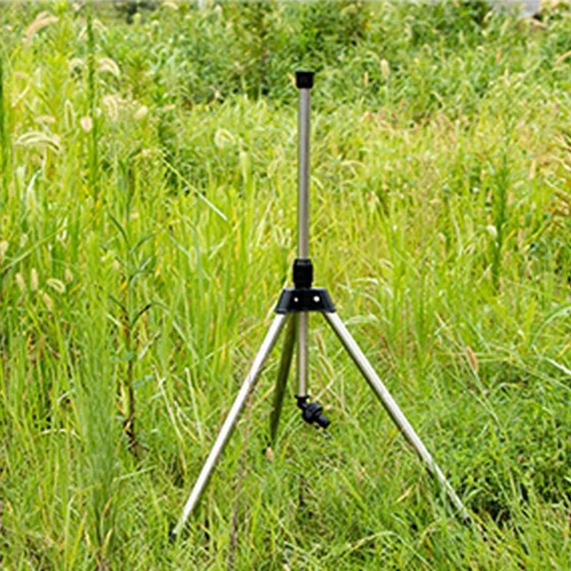 360 Rotary Irrigation Tripod Lawn Garden Sprinkler Telescopic Support Qme
