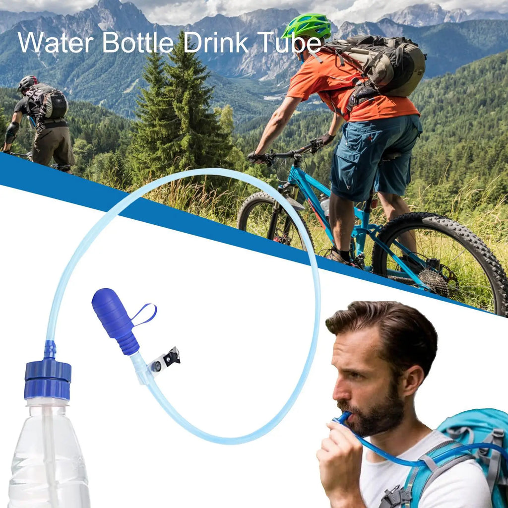 Drinking Tube Water Bottle Hydration Drink Pipe Backpack Hose Boating Qme