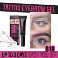 3D Peel-off Eyebrow Gel Tint Waterproof Tattoo Cream Long-lasting Dye Qme 01