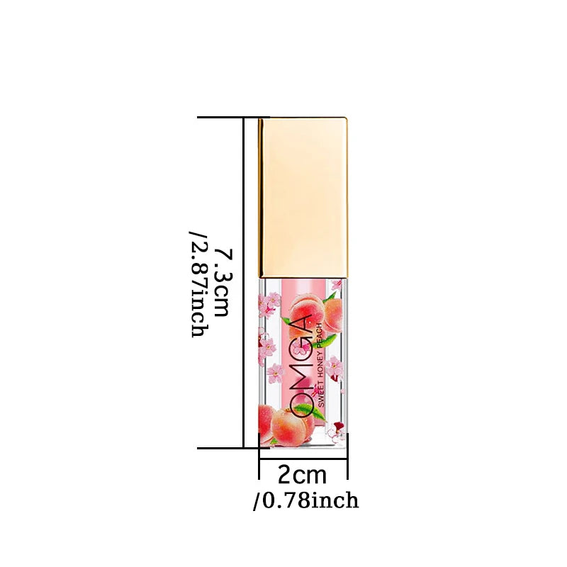 Waterproof Fruity Lip Gloss Deep Moisturizing Long-lasting Makeup Qme