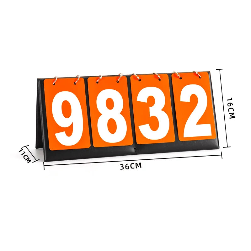 Scoreboard Tabletop Score Keeper Portable Basketball Counter Qme 7