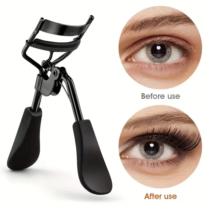 Wide Angle Eyelash Curler Ergonomic Non-slip Curling Tool Long Qme