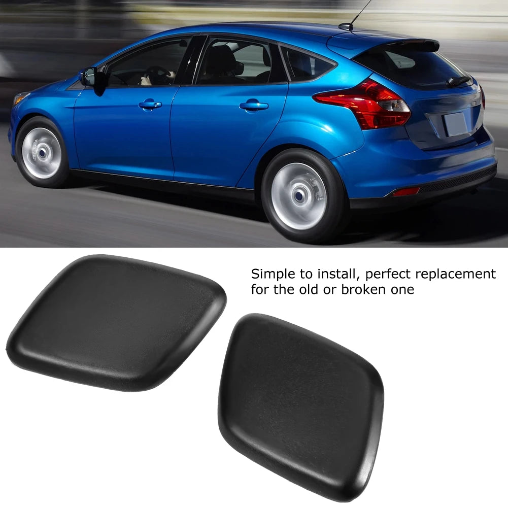 1 Pair Car Front Bumper Headlight Washer Accessory Replacement for Focus 2012-2014 Front Bumper Headlight Washer Qme