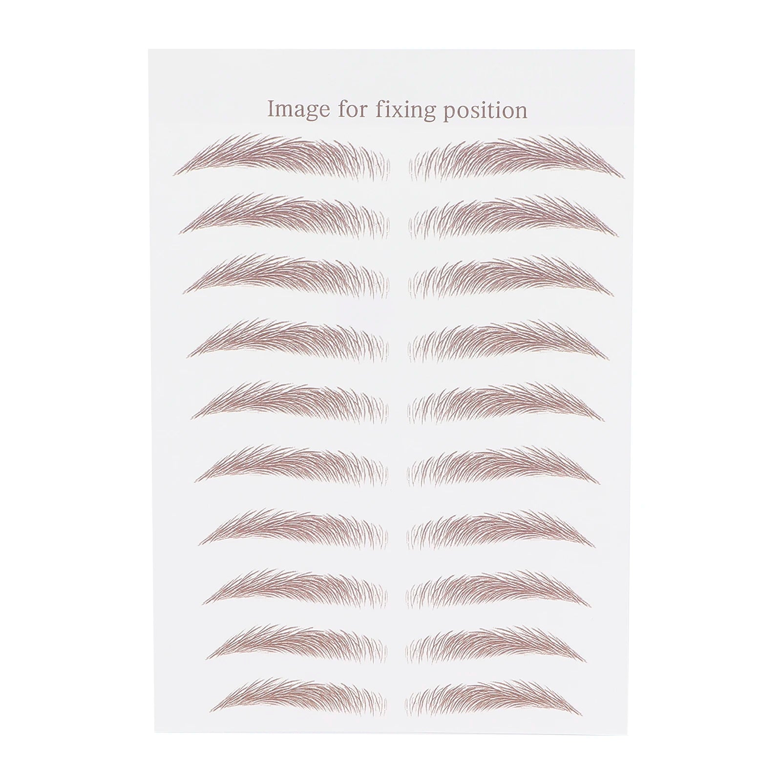 Professional Waterproof Eyebrow Tattoo Sticker Eyebrow Transfer Sticker for Women Lasting Eyebrow Tattoo Sticker Eyebrow Sticker Qme