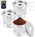 Reusable K Cups Keurig Coffee Machine SUS304 Stainless Steel Pods Qme 3pcs