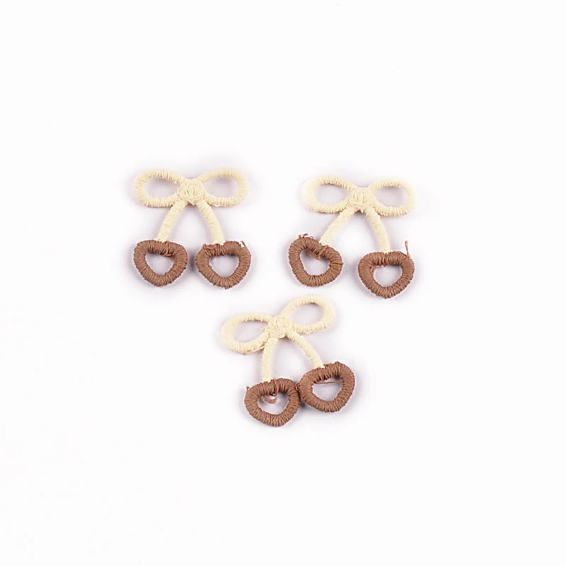 20pcs 16-35mm Mix Bow Shape Personality Appliques For Clothing Bag Decoration DIY Sewing Accessory Patch Without Gum cp4185 Qme 20pcs 2x2.3cm 1