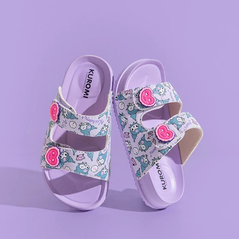 Hello Kitty Cartoon Flip-Flops Cute, Non-Slip Flip-Flops for Students Melody Lightweight Home and Bathroom Flip-Flops Qme