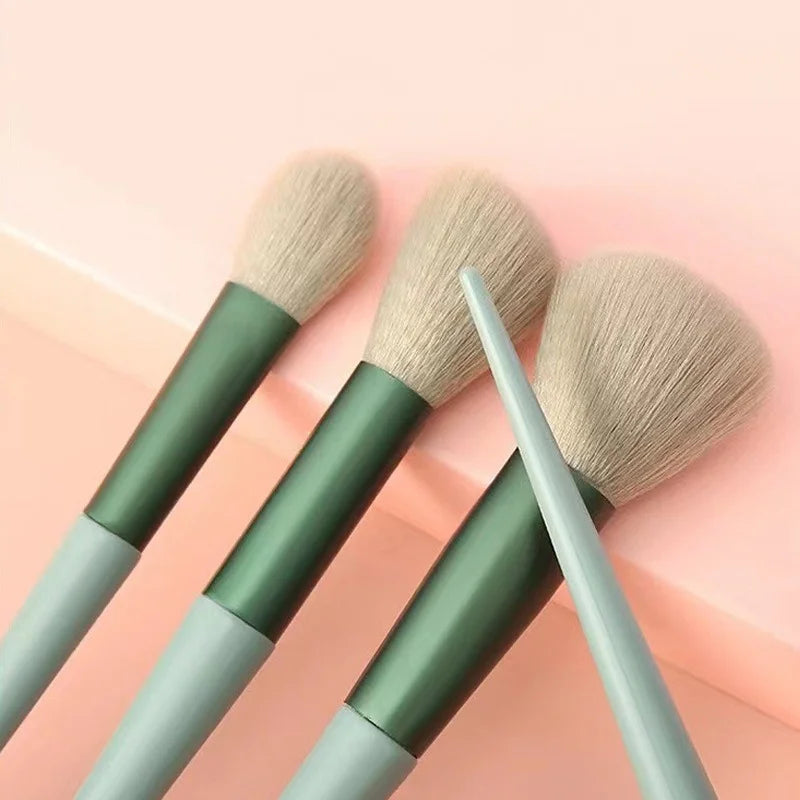 13pcs Professional Makeup Brush Set Soft Fluffy Cosmetic Brushes for Foundation Powder Eyeshadow Blending Beauty Tools Qme