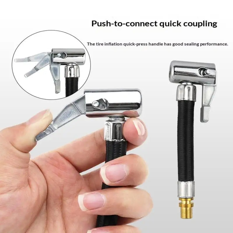 Cannot Deflate Car Bike Motorcycle Tire Air Inflator Hose Inflatable Qme