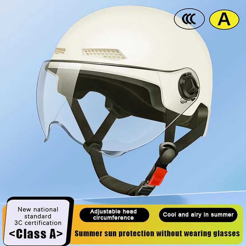 3C Certified Men's Women's Adult Cartoon Electric Bicycle Motorcycle Qme White A