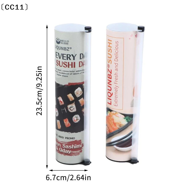 Food Grade Sushi Paper Tube Push Mold Quick Maker DIY Roller Home Qme