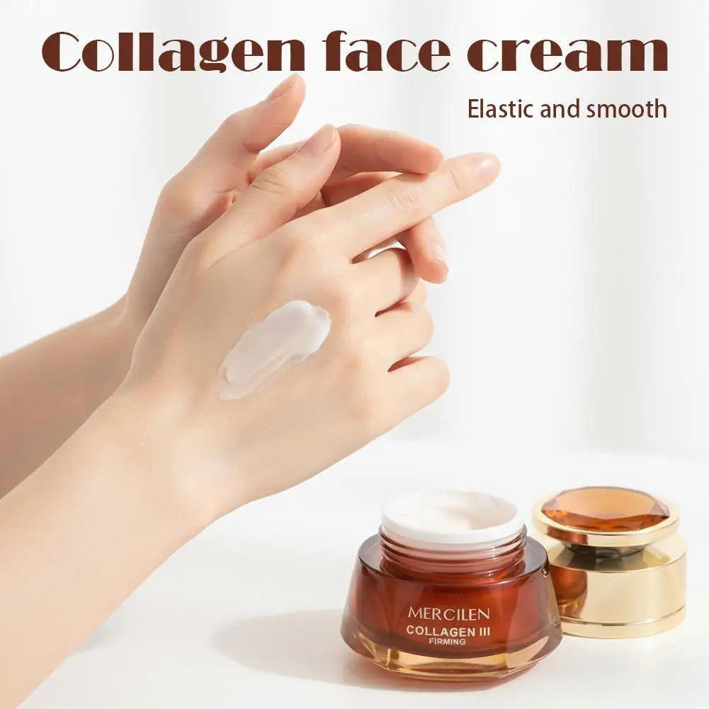 Collagen Firming Soothing Essence Face Cream Delicate Firming Balanced Skin Fine Lines Korea Skincare Products Skin Care Qme