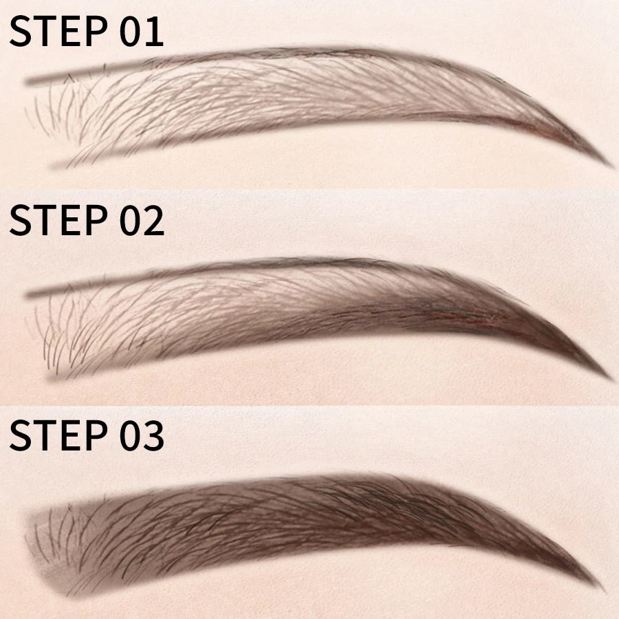 Double-head Eyebrow Pencil Pigment Non-fading Waterproof Durable 5 Qme